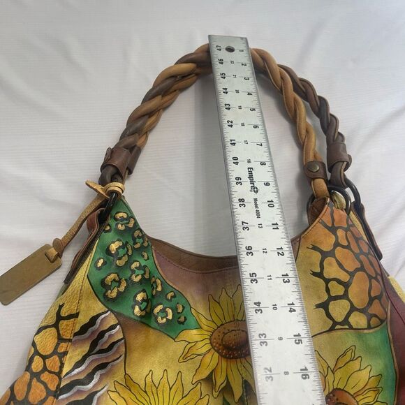 Anuschka Multicolor Sunflower Shoulder Bag - Picture 4 of 16